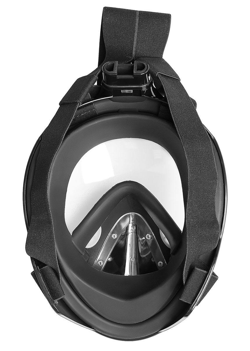 Mad Wave Full Face Snorkel Mask - Black