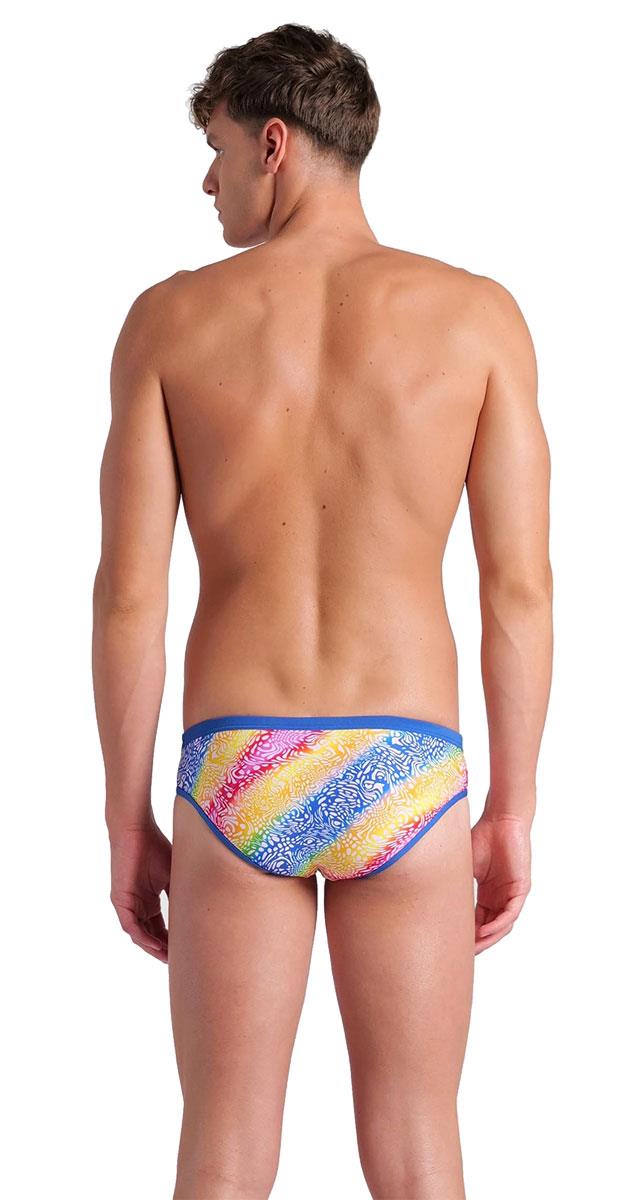 Arena Mens Let it Beat 8.5 cm Briefs - Royal Blue / White-613171
