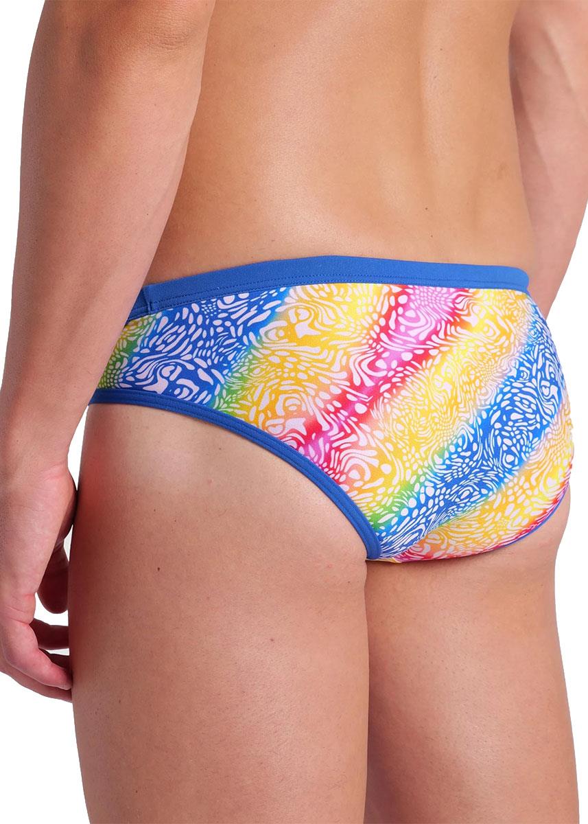 Arena Mens Let it Beat 8.5 cm Briefs - Royal Blue / White-brand