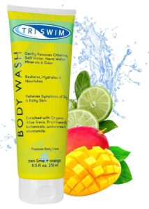 SBR Triswim Chlorine Removal Body Wash - Zen Lime & Mango - 251 ml