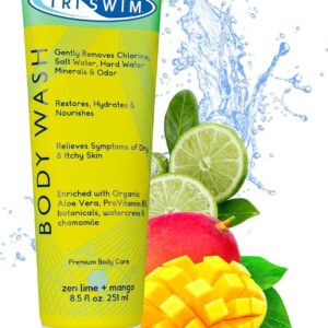 SBR Triswim Chlorine Removal Body Wash - Zen Lime & Mango - 251 ml-0