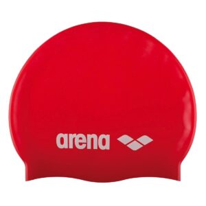 Arena Classic Silicone Cap - Red/White-0