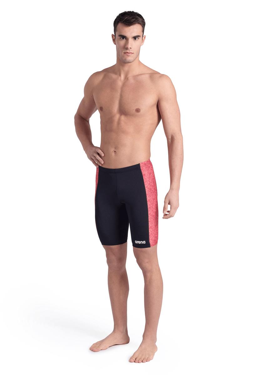 Arena Abstract Tiles Jammer - Black / Team Red-622099