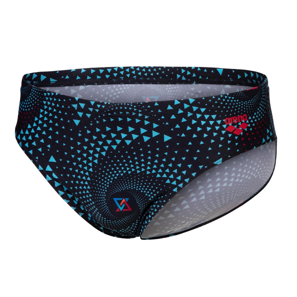 Arena Mens Fireflow Briefs - Black / Multi -622905