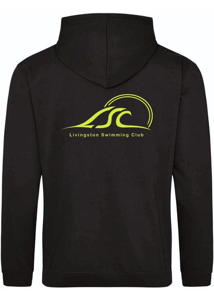 Livingston Swimming Club Custom Hoodie Black / Grey-brand