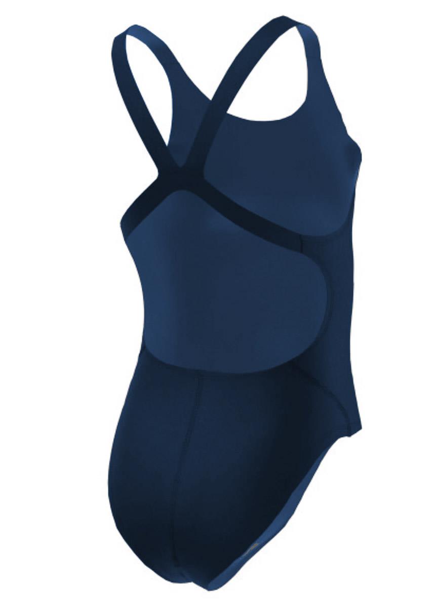Nike Girl's Hydrastrong Fastback Swimsuit - Midnight Navy-brand