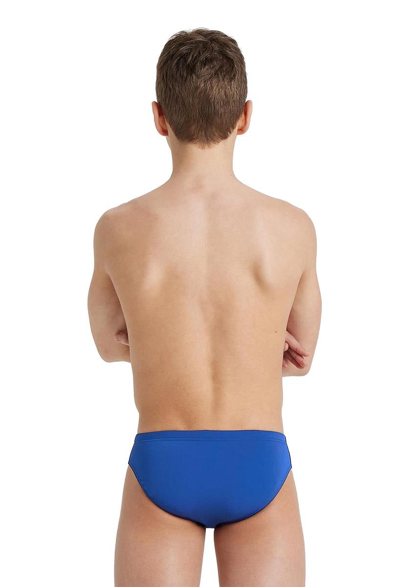 Arena Boy's Team Solid Swim Briefs - Royal Blue / White-brand