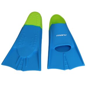 Maru Short Blade Fins – Blue / Lime