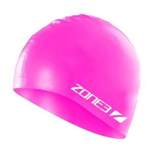 Zone3 Silicone Swim Cap - Pink