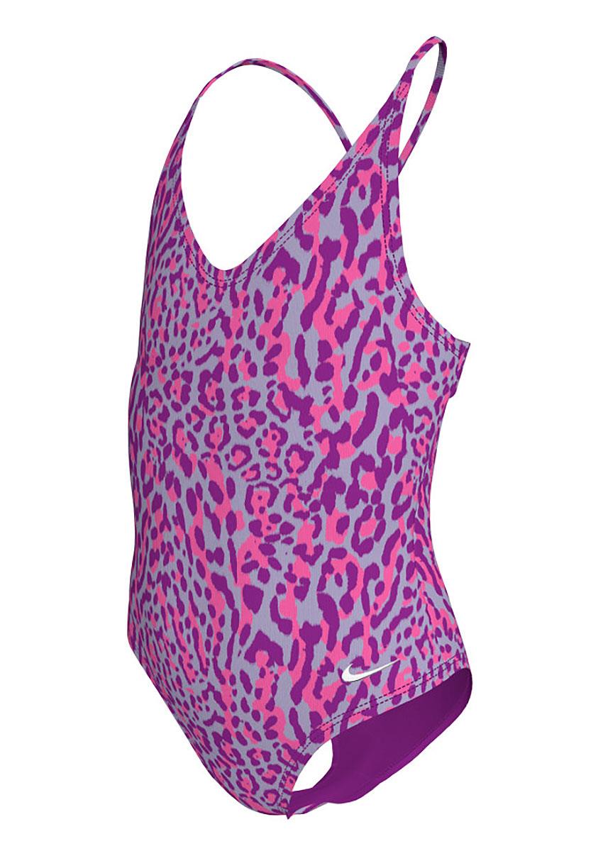Nike Girls Wild Lace Up One Piece Swimsuits - Vivid Purple-626913