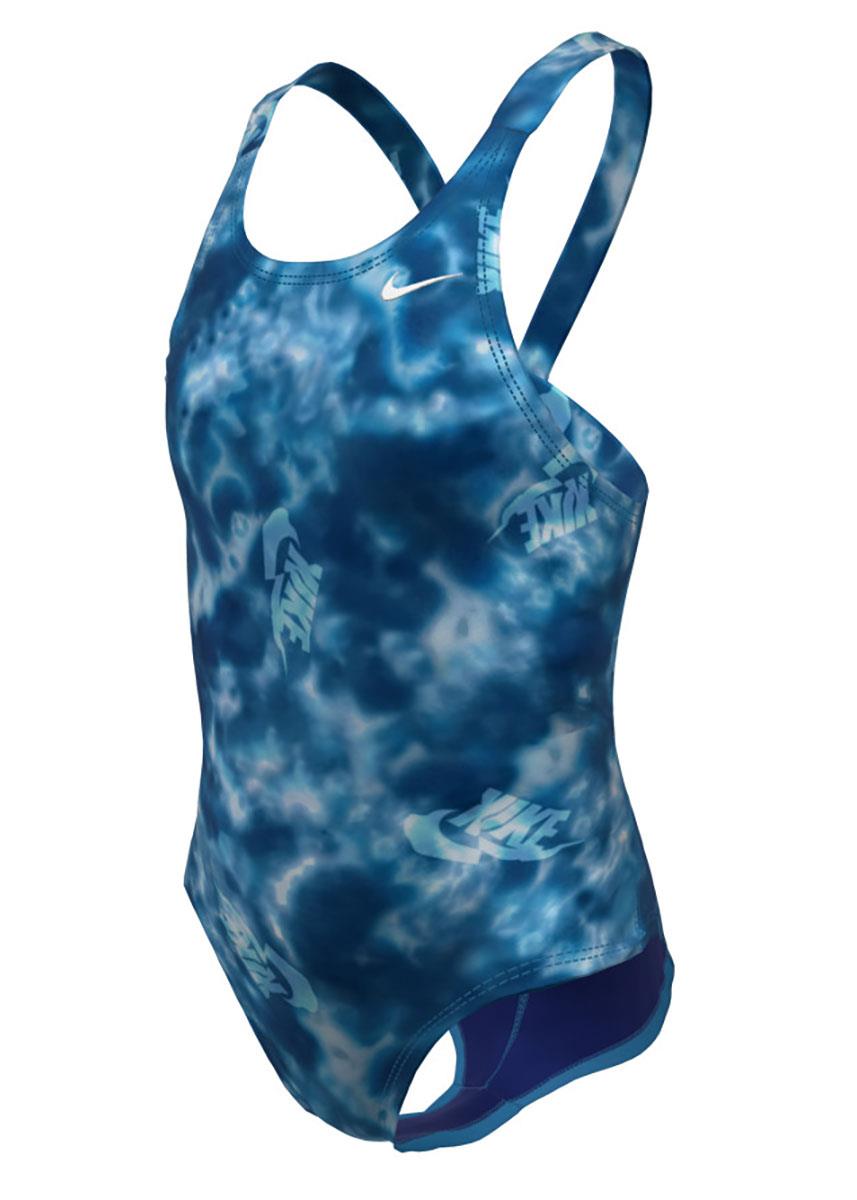 Nike Girls Fastback One Piece Swimsuit - Blue-626896
