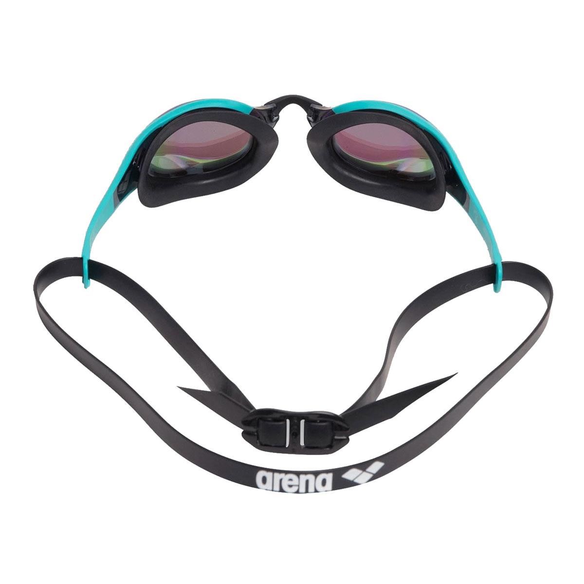 Arena Cobra Edge Swipe Mirror Goggles - Emerald / Peacock / Black-627011