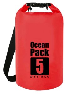 Ocean Pack 5 Litre Dry Bag - Red
