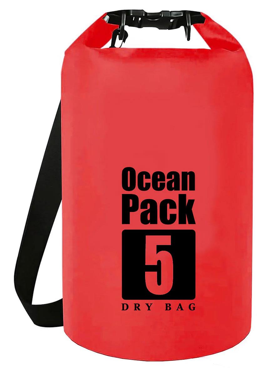 Ocean Pack 5 Litre Dry Bag - Red
