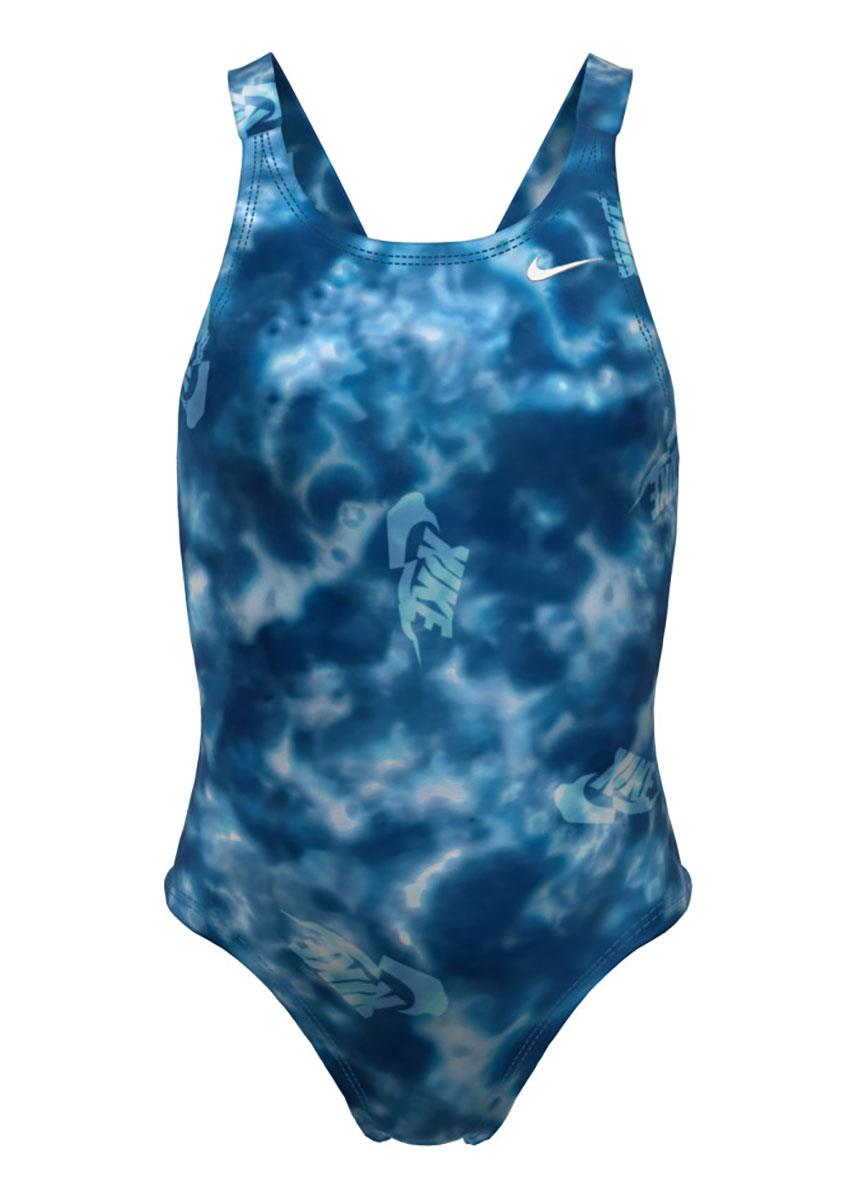 Nike Girls Fastback One Piece Swimsuit - Blue-626898