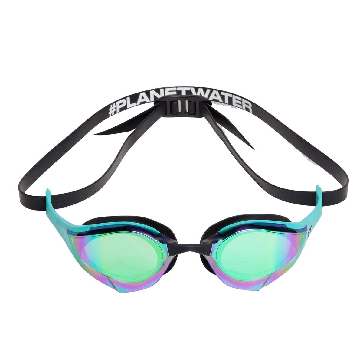 Arena Cobra Edge Swipe Mirror Goggles - Emerald / Peacock / Black-627010