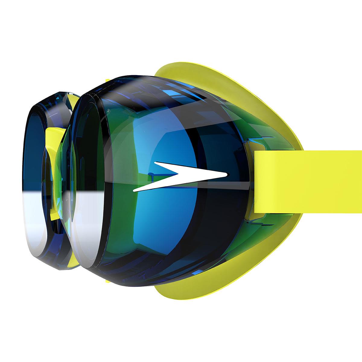 Speedo Junior Jet 2.0 Goggles - Empire Yellow / Neon Blue-627693