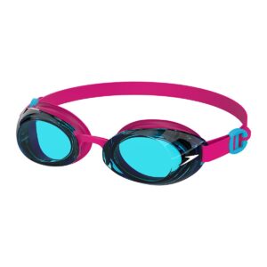 Speedo Junior Jet 2.0 Goggles - Electric Pink / Azure Blue-0