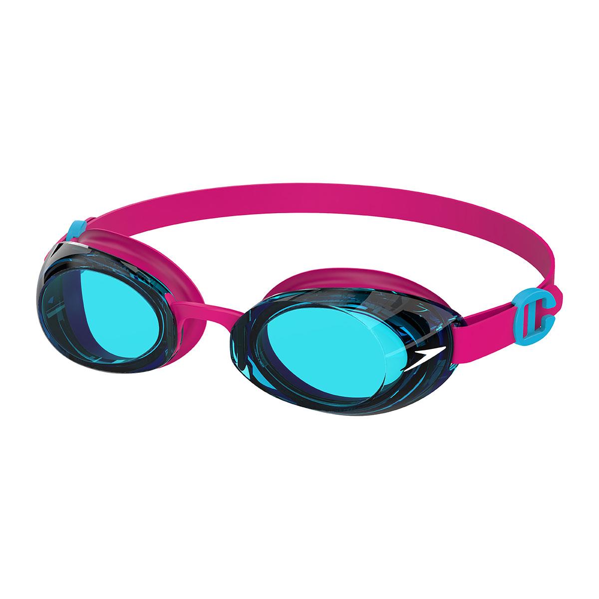 Speedo Junior Jet 2.0 Goggles - Electric Pink / Azure Blue-0