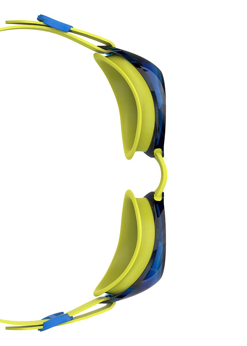 Speedo Junior Jet 2.0 Goggles - Empire Yellow / Neon Blue-627691
