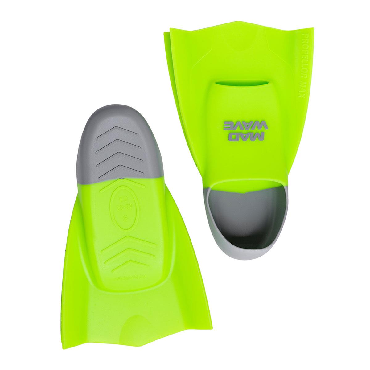 Mad Wave Propellor Max Training Fins - Green-628328