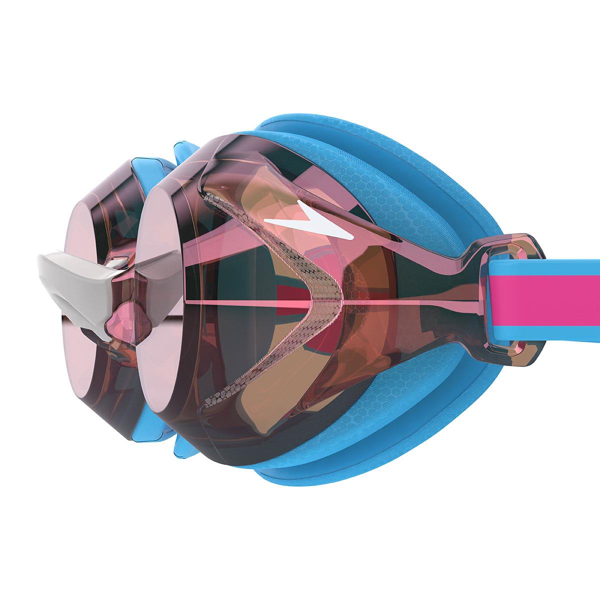 Speedo Junior Vanquisher 3.0 Mirrored Goggles - Picton Blue / Gold-627708