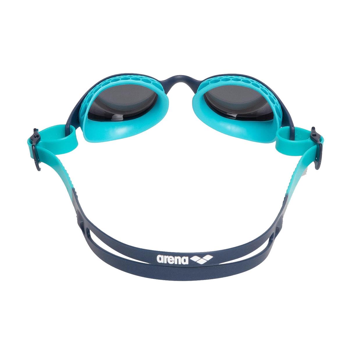 Arena Junior Air Mirror Goggles - Silver / Navy / Water-628860