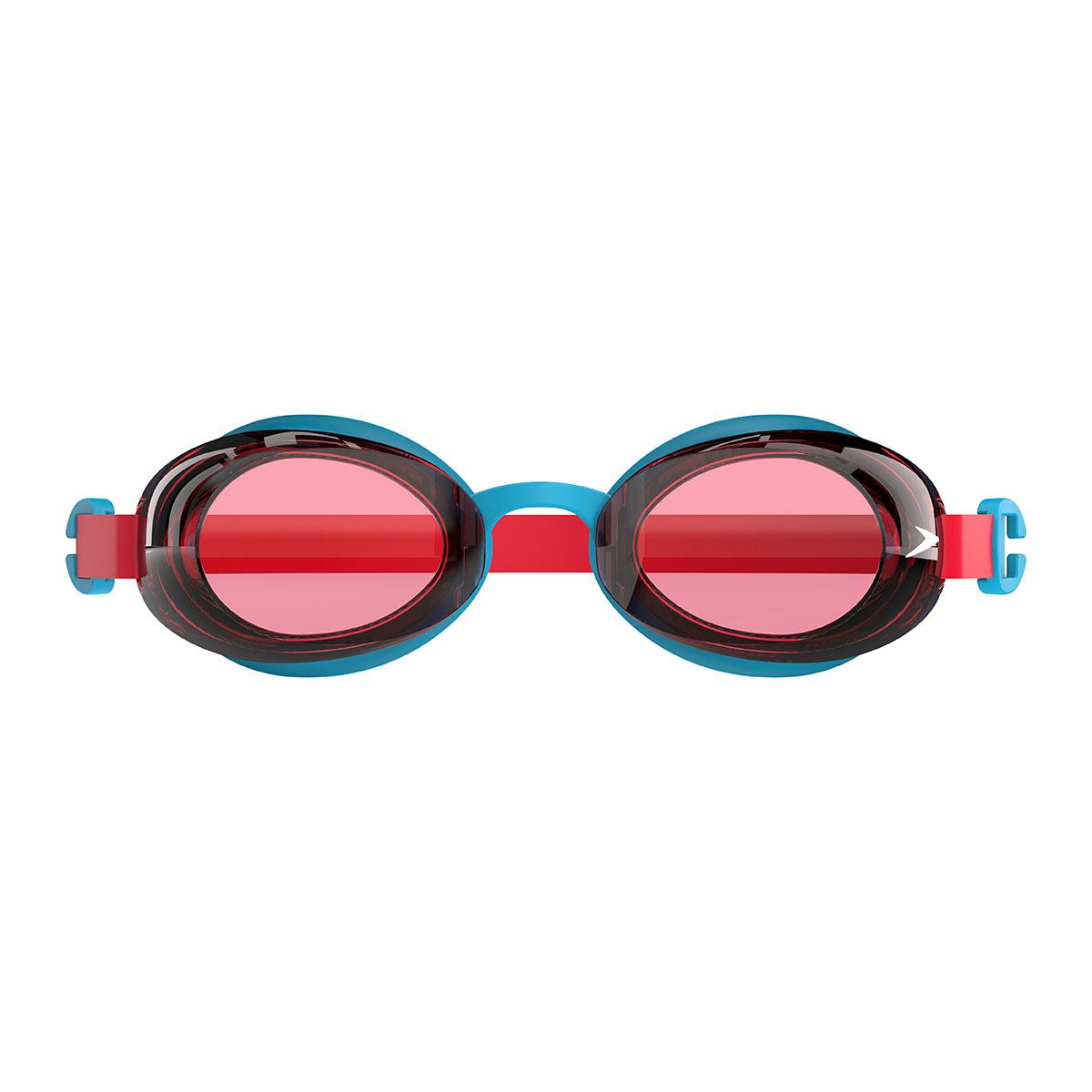 Speedo Junior Jet 2.0 Goggles - Turquoise / Lava Red-628852