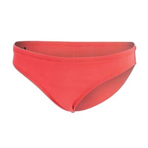 Uglies Women's Revibe Solid Triangle Bikini Brief - Coral -0