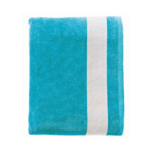 SOL'S Lagoon Pool / Beach Towel - Turquoise Blue / White