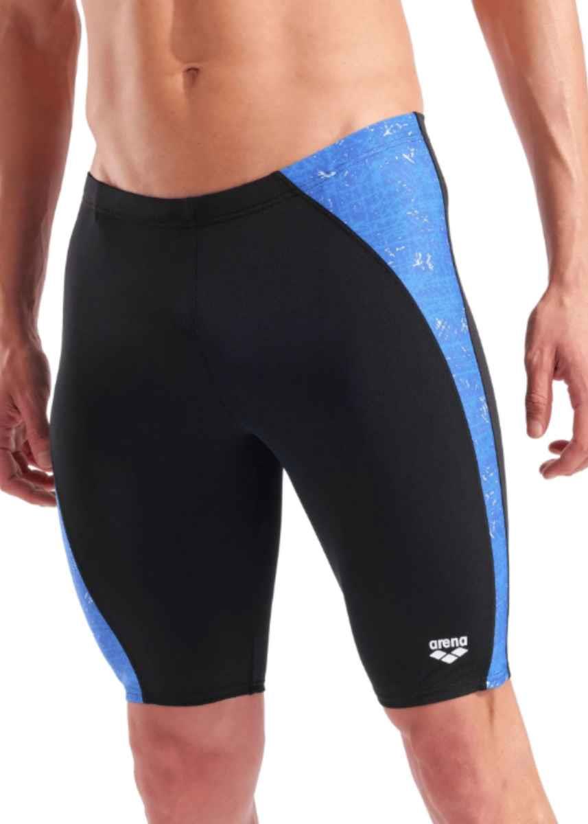 Arena Mens Ribbed Jammer - Black / Royal Multi-631219