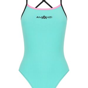 AMANZI Cotton Candy Tie Back One Piece Swimsuit