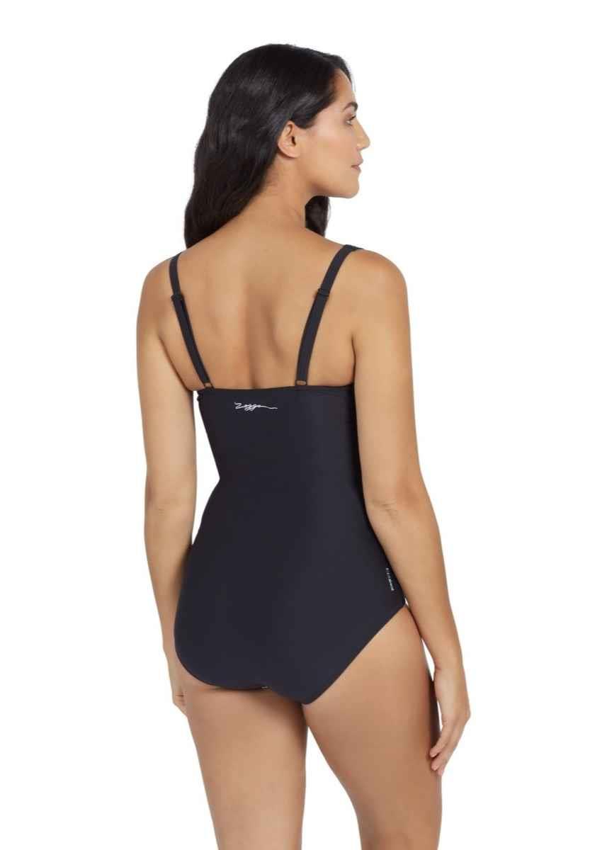 Zoggs Ruched Front Swimsuit - Spring Blossom