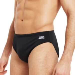 Zoggs Mens Cottesloe Racer Swim Briefs - Black
