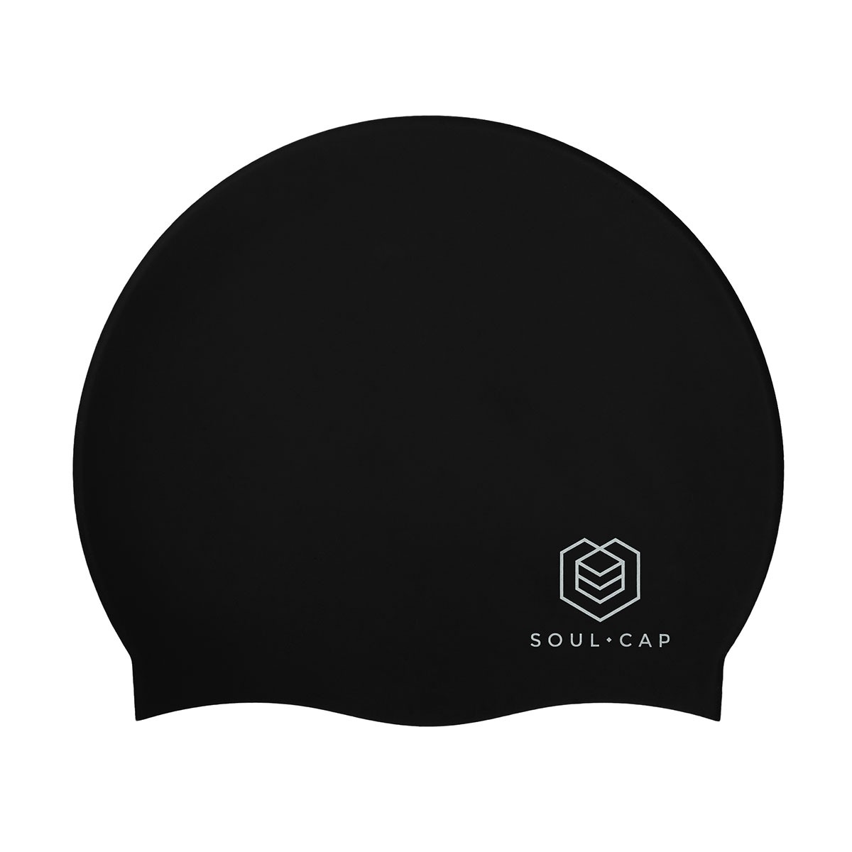Soul Cap Adult Regular Swim Cap - Black