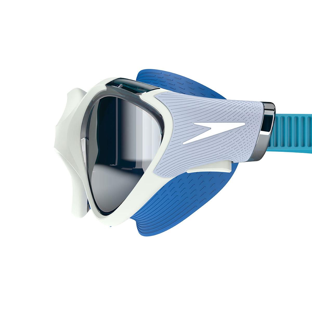 Speedo Biofuse 2.0 Womens Mirrored Goggles - Light Honeydew / Cobalt / Silver Mirror-632774