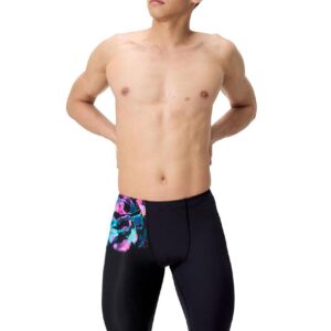 Speedo Placement Printed Jammer - Black / Purple