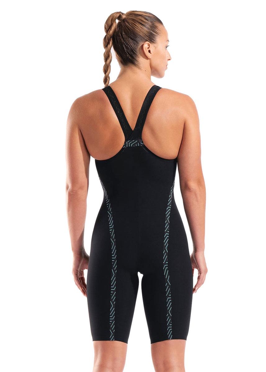 Arena Powerskin Veloce Closedback Kneesuit - Black / Teal-632899