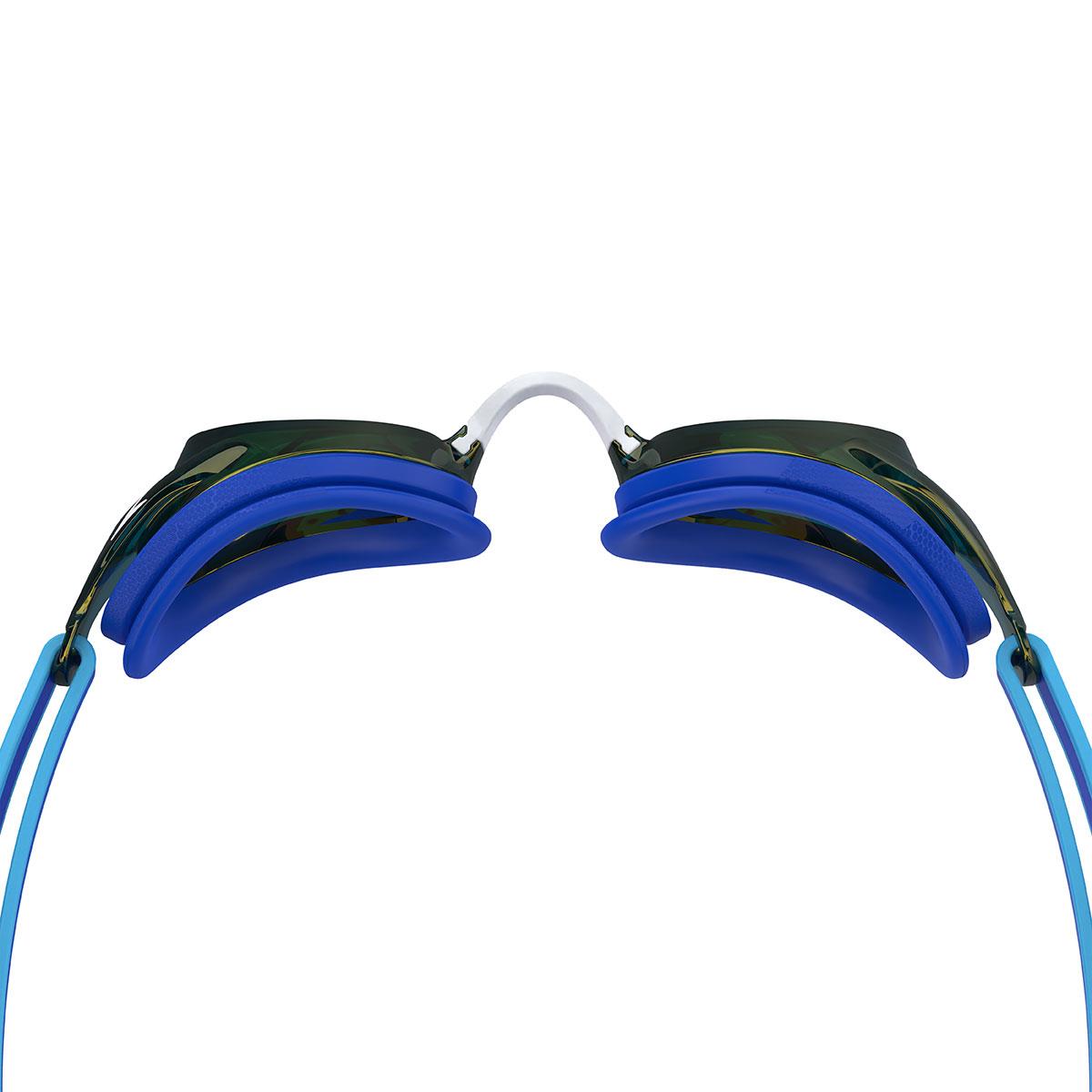 Speedo Junior Vanquisher 3.0 Mirrored Goggles - Cobalt Pop / Gold-633139