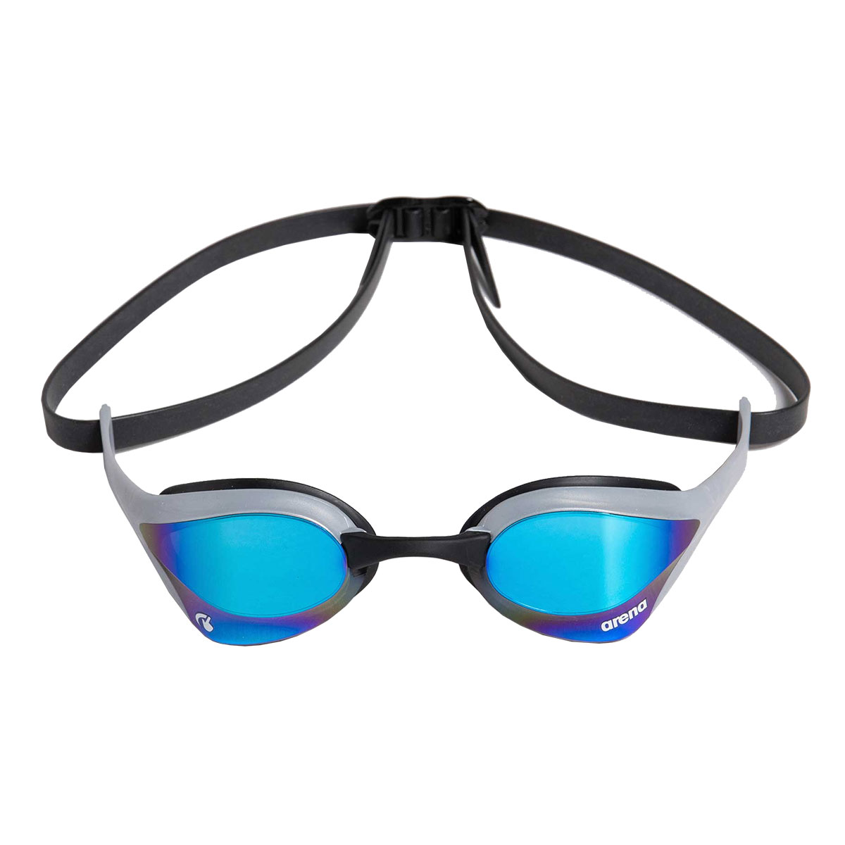 Arena Cobra Ultra Swipe Mirrored Goggles - Blue/ Silver - Image 4