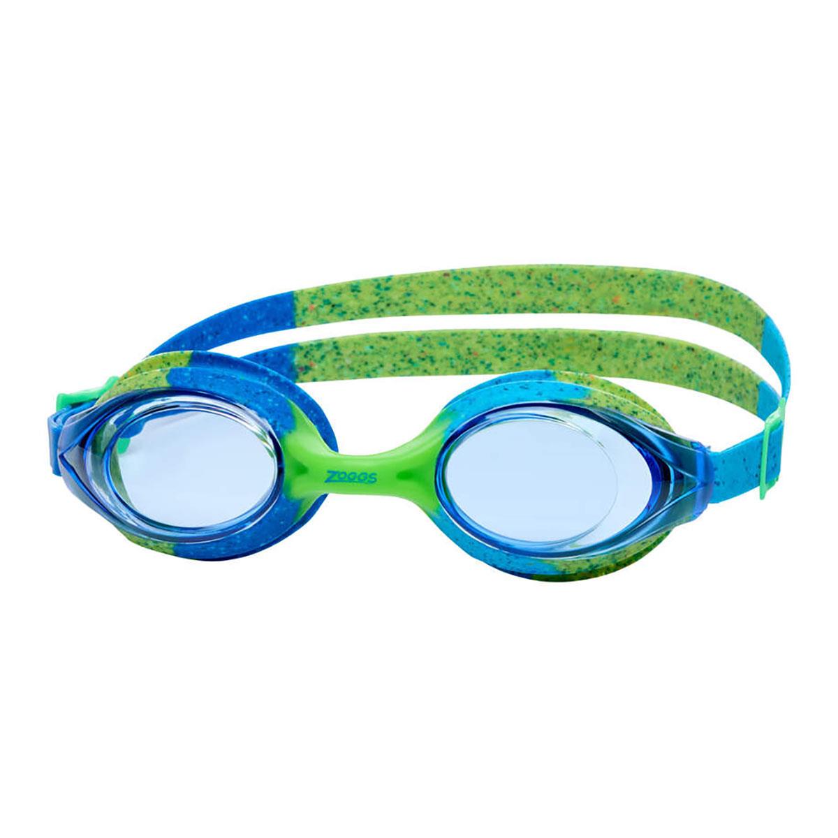 Zoggs Bondi Remix Junior Swimming Goggles - Blue/Green/Blue Tint