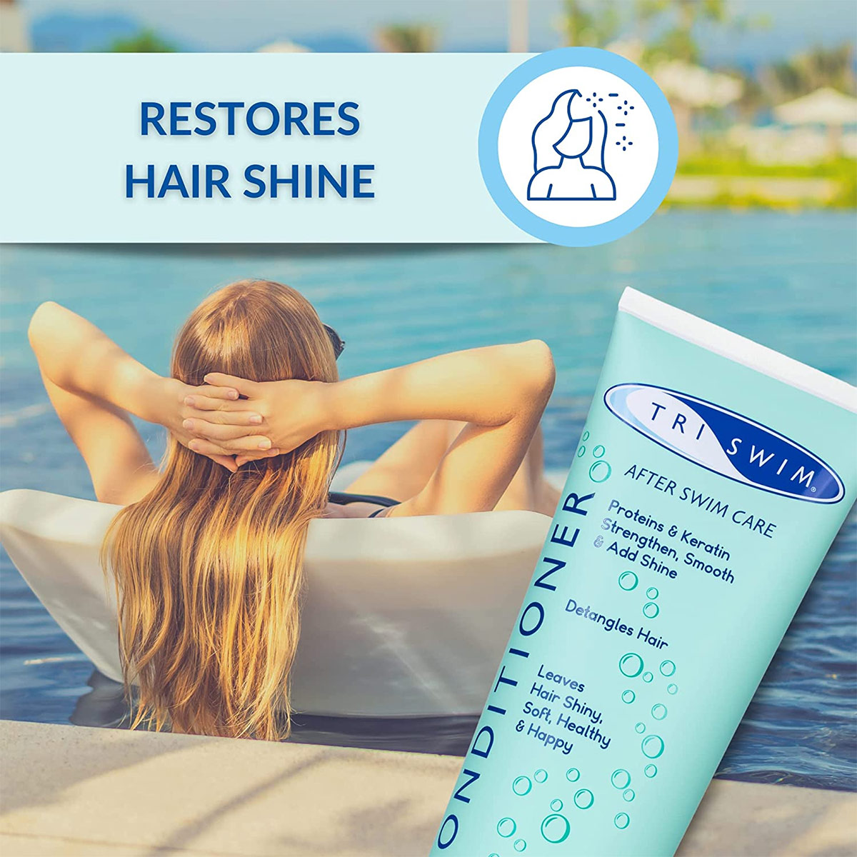 SBR TriSwim Conditioner - Lychee & Mango - 250 ml - Image 8