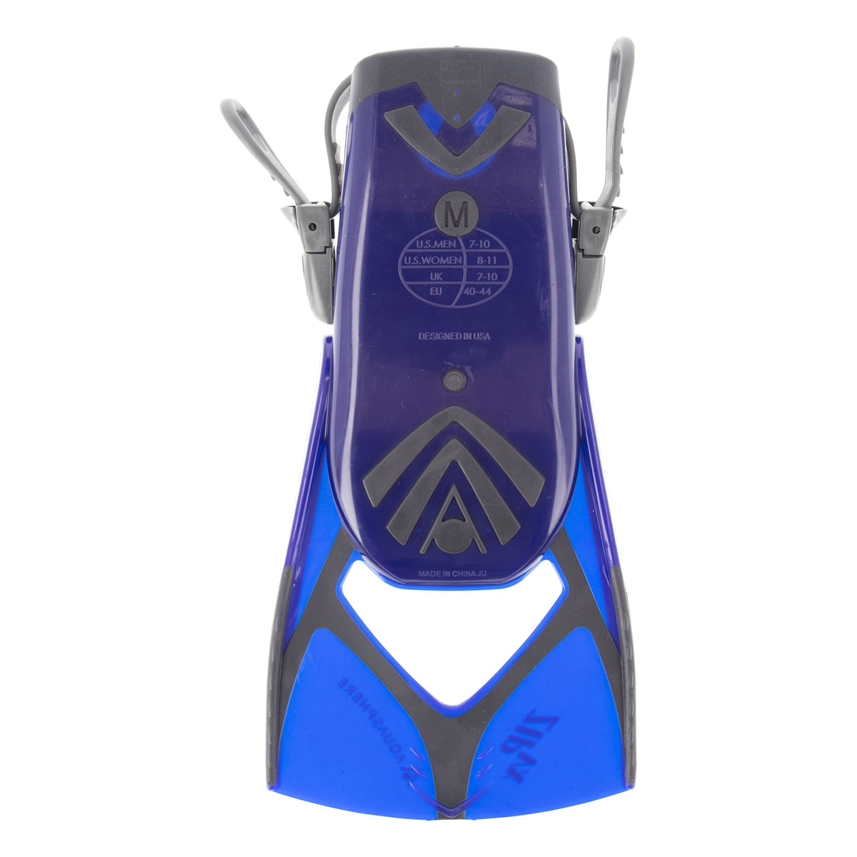 Aquasphere Zip VX Swim Training Fins - Blue - Image 2