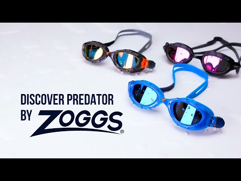 Zoggs Predator Flex Goggles - Grey / Blue / Clear - Image 2