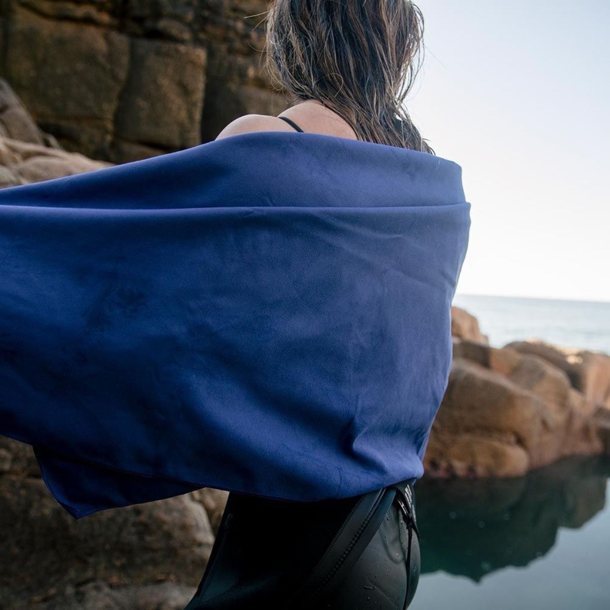 Zone3 Large Micro Fibre Towel - Blue - Image 3