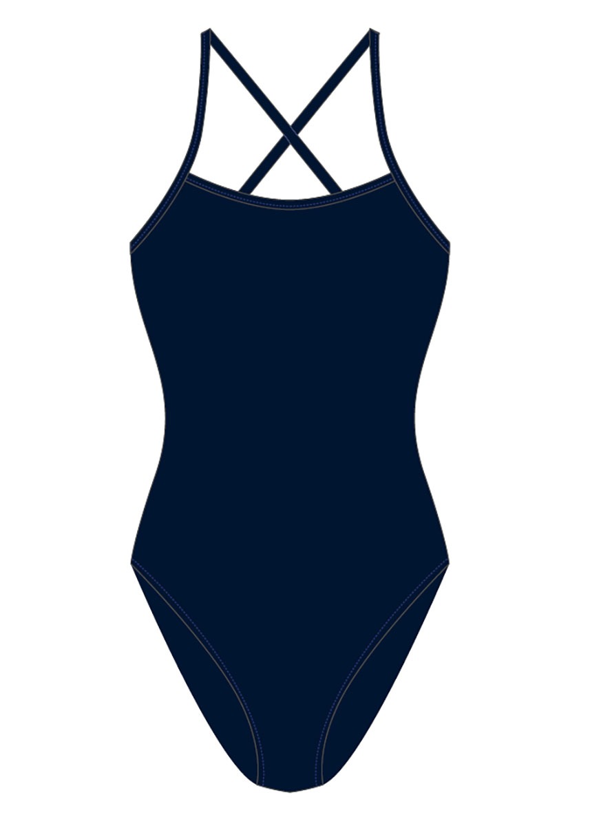 FunAqua Womens Dusk Tie Back Swimsuit - Navy Blue - Image 4