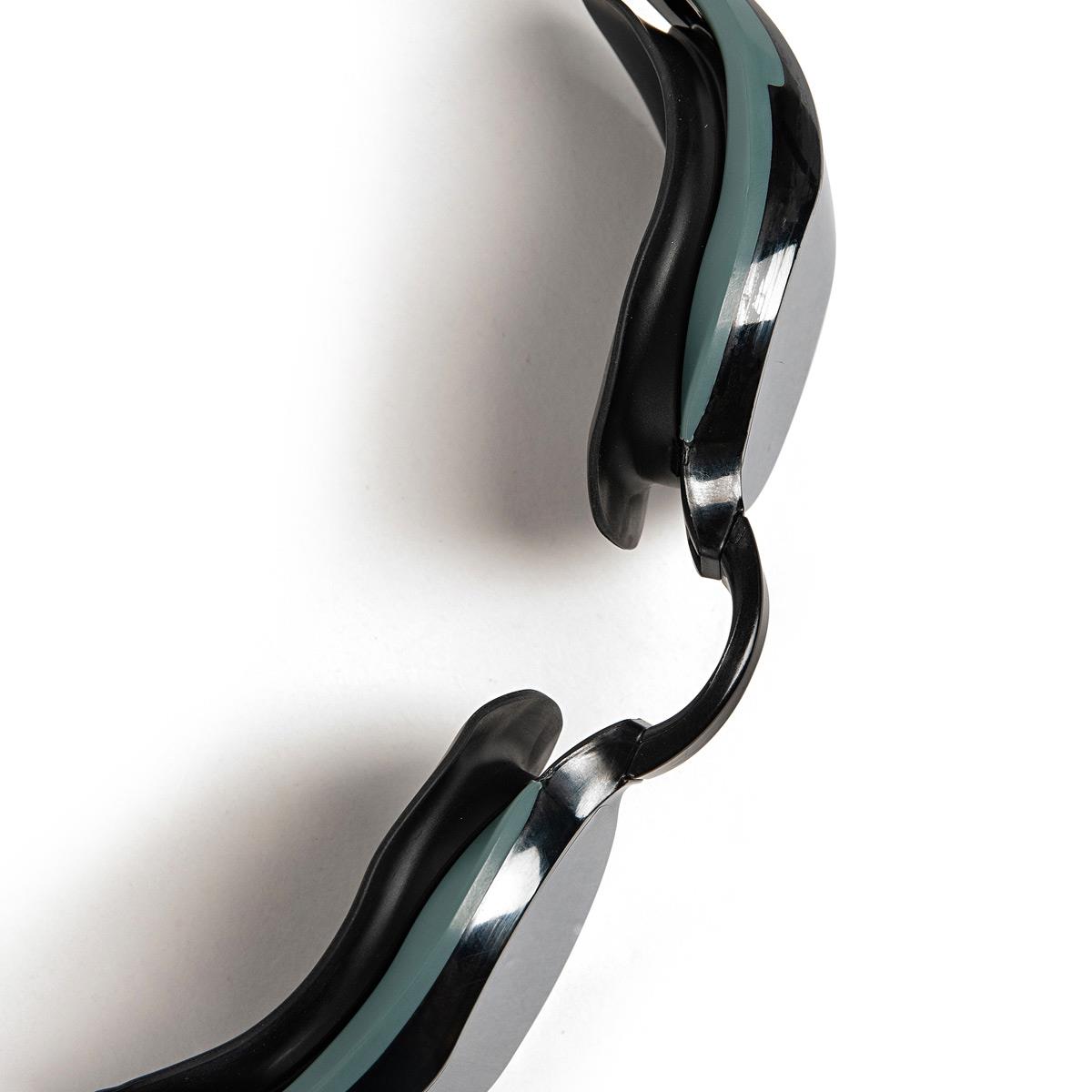 Arena Cobra Edge Swipe Mirrored Goggles - Silver / Sage / Black - Image 9