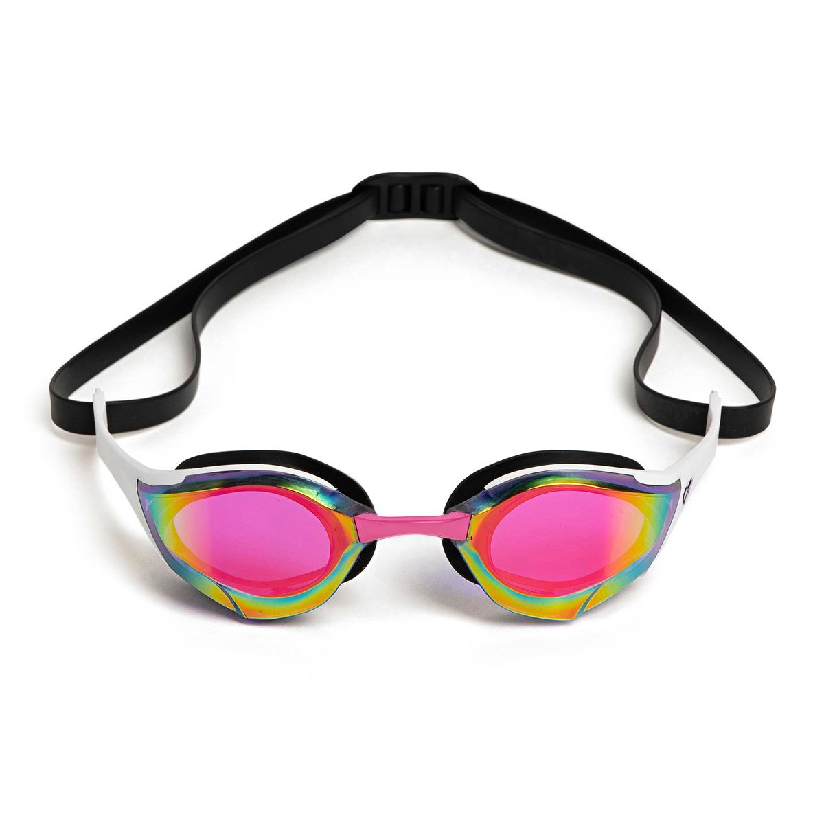 Arena Cobra Edge Swipe Mirrored Goggles - Violet / White / Black - Image 7