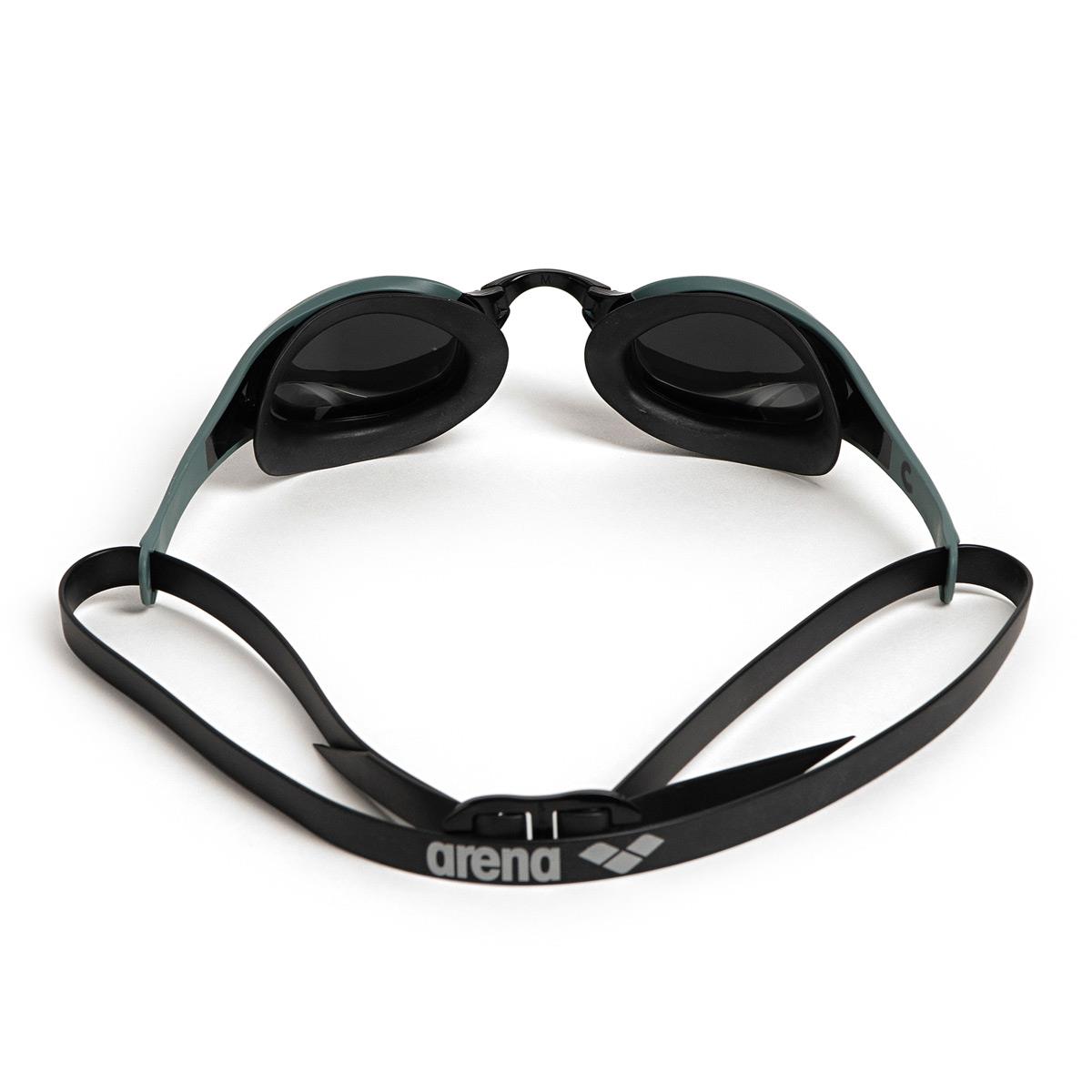 Arena Cobra Edge Swipe Mirrored Goggles - Silver / Sage / Black - Image 8