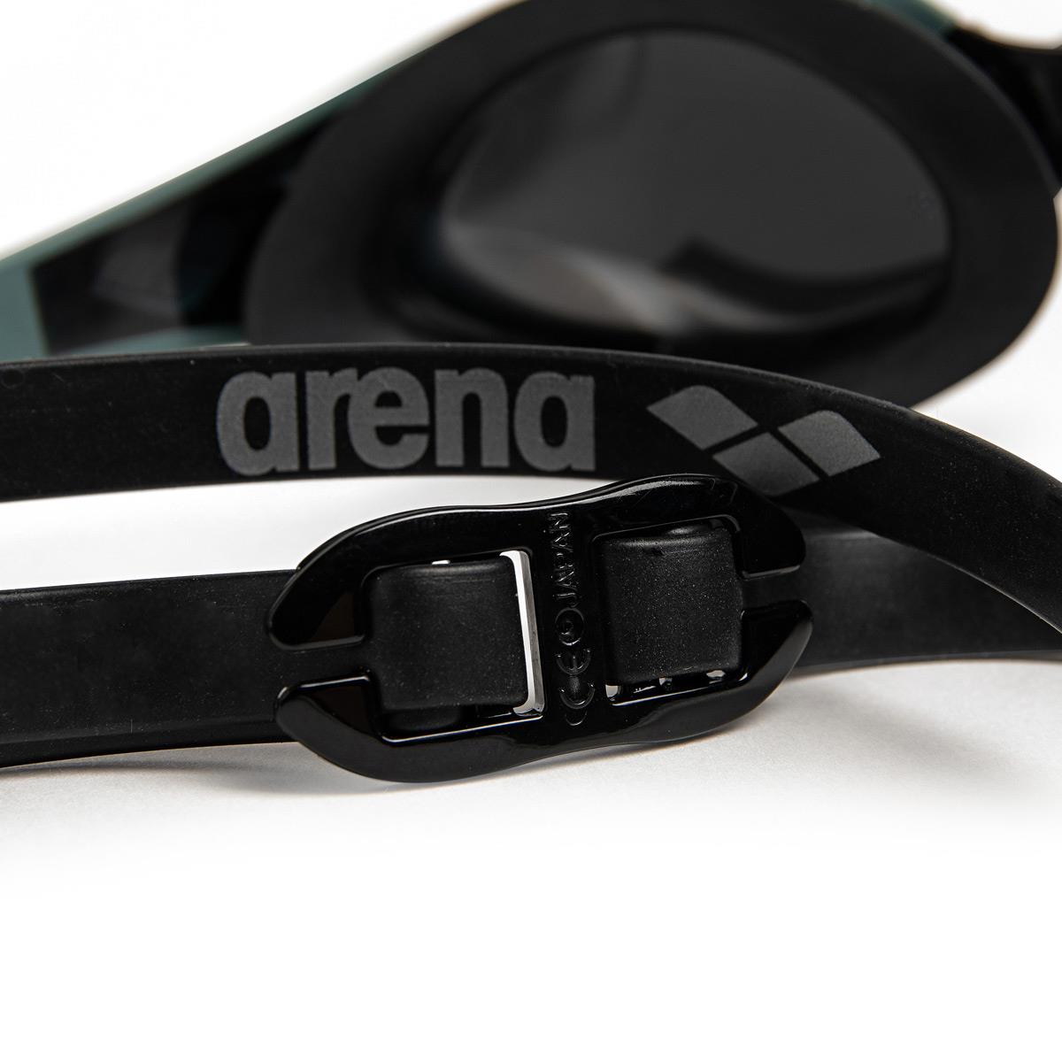 Arena Cobra Edge Swipe Mirrored Goggles - Silver / Sage / Black - Image 12